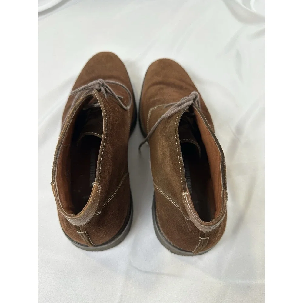 Johnston Murphy Copeland Men's Size 11.5M Shoes Brown Comfort Chukka Ankle Boots